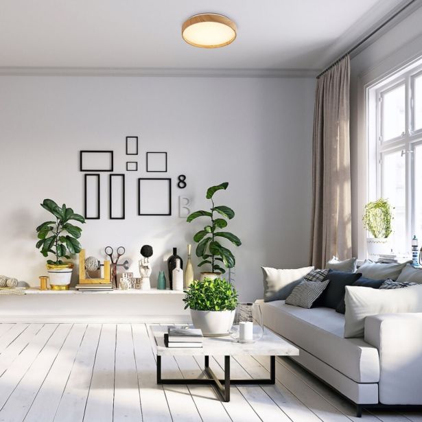 NADGRADNA STROP. SVETILKA RABALUX LEANA2 12W D26CM BUKEV