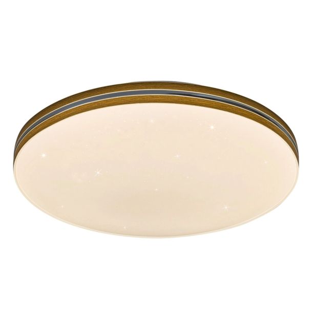 NADGRADNA STROP. SVETILKA RABALUX OSCAR2 18W OKROGLA, RJAVA, ZVEZDASTA