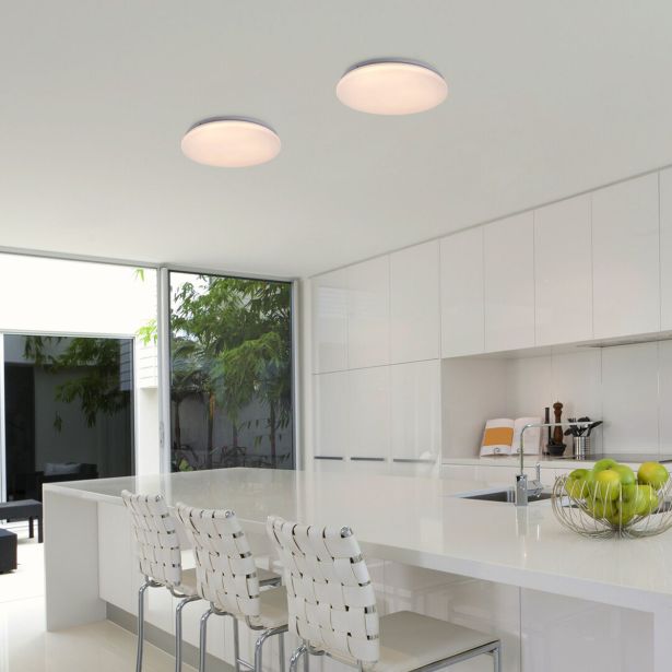 NADGRADNA STROP. SVETILKA RABALUX VENDEL 18W D32CM BELA