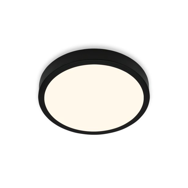 NADGRADNA STROP. SVETILKA RUNA LED 16W WW ČRN ROB