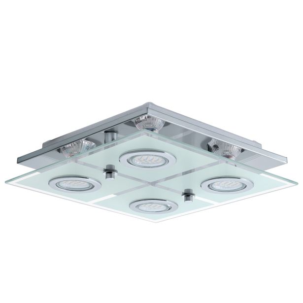 NADGRADNA STROP. SVETILKA EGLO CABO 4X3W LED GU10 290X290