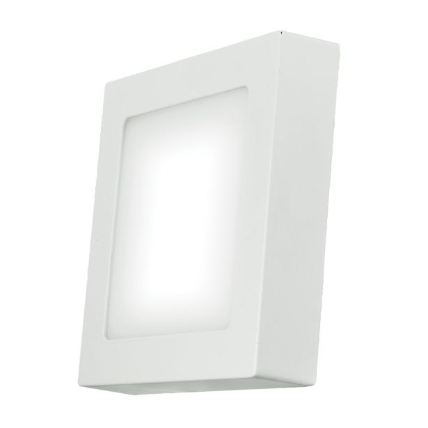 LED PANEL EMOS 18W NW BELI, KVADRATNI NADGRADNI