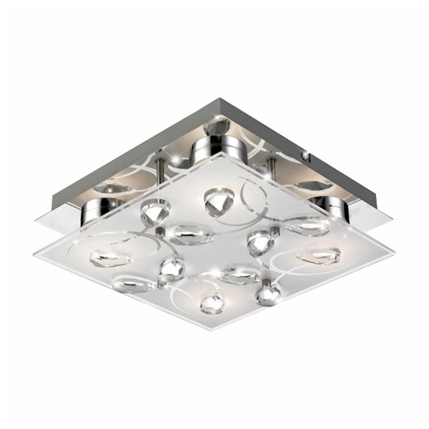 NADGRADNA STROP. SVETILKA ESTO ALEXA 4X5W LED 740002-4 220X220