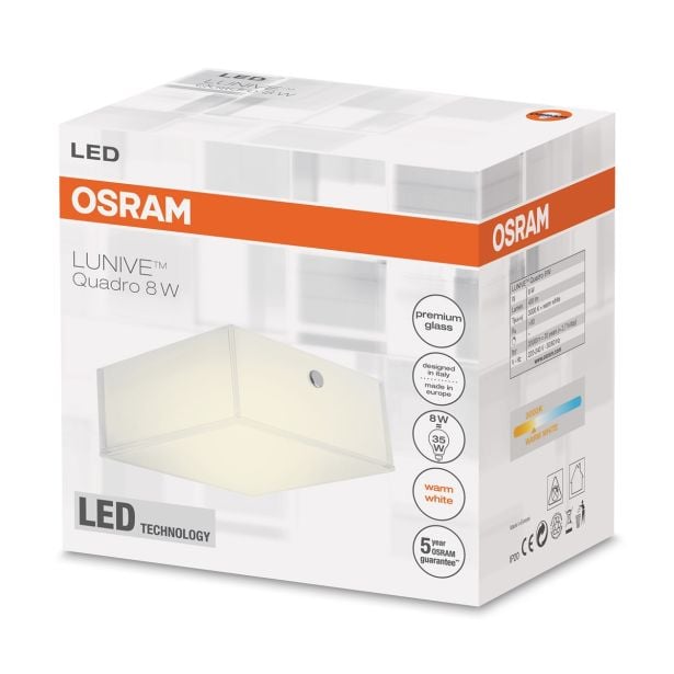 NADGRADNA STROP. SVETILKA LEDVANCE QUADRO 8W 830 LUNIVE