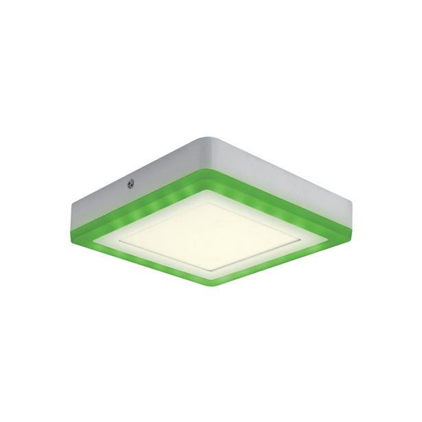 NADGRADNA STROP. SVETILKA OSRAM LED RGB PANEL 19W BEL + BARVNI KVADR.