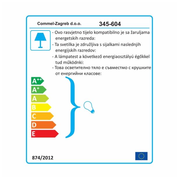 LED ZRCALNA  NADGRADNA STROPNA SVETILKA 2XT8 120CM