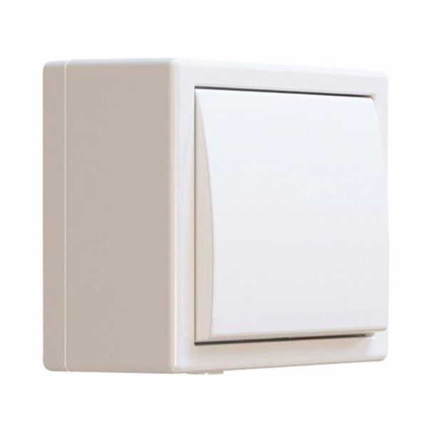 NADOMETNO STIKALO KUBIKO NAVADNO 10AX RJAVO