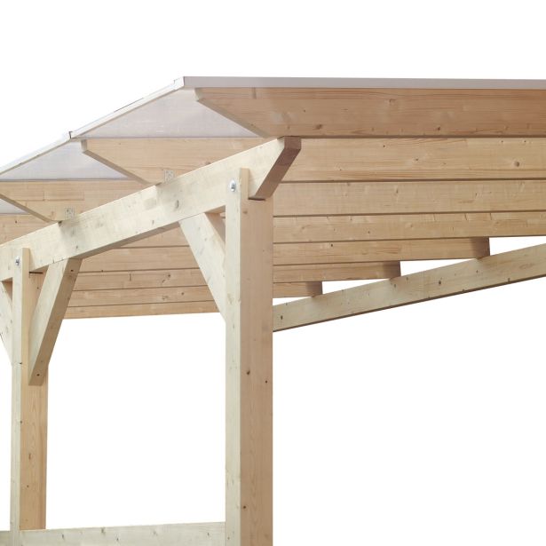 LESENI NADSTREŠEK KARIBU NADSTREŠEK 3B 348X252X322