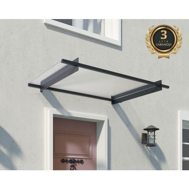 NADSTREŠEK NAD VRATI PALRAM, CANOPY NANCY 1500, / ANTRACIT