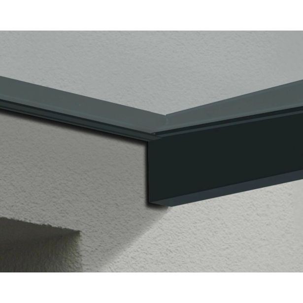 NADSTREŠEK NAD VRATI PALRAM CANOPY SOPHIA 2150 SIVA 215X95X17