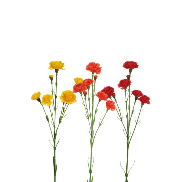 UMETNO CVETJE EVERGREENS NAGELJ MINI RUMEN ORANŽEN RDEČ (S3)