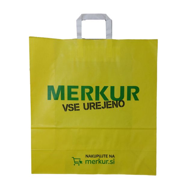 NAKUPOVALNA VREČKA PAPIRNA VREČKA 32+17X44 CM