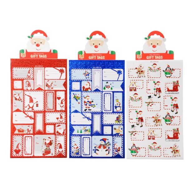 NALEPKA DECORIS ZA IME, BOŽIČNI MOTIVI 26.5X15 CM. SORT