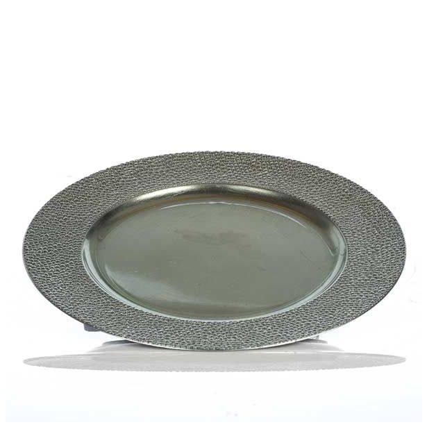 NAMIZNA DEKORACIJA GLOSSTYLE KROŽNIK FI 33 SV. ZELENI DEKORATIVNI UMETNA MASA