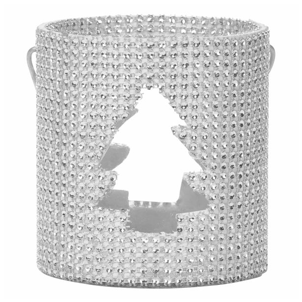 NAMIZNA DEKORACIJA GLOSSTYLE SVEČNIK 11.5X12 CM ZLATE ALI SREBRNE BARVE