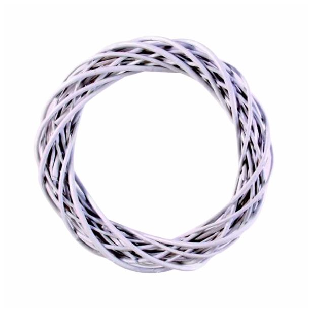 NAMIZNA DEKORACIJA R+W VENEC BELI RATAN FI 30 CM