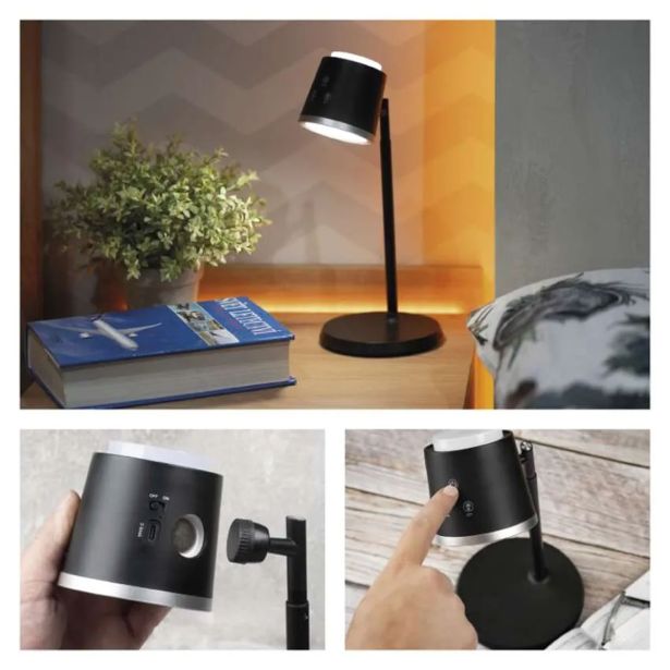 NAMIZNA SVETILKA EMOS ABBIE ČRNA