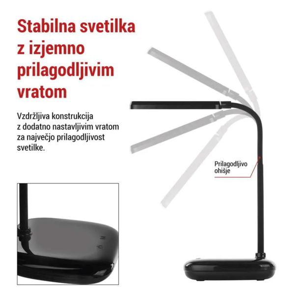 NAMIZNA SVETILKA EMOS MOLLY ČRNA