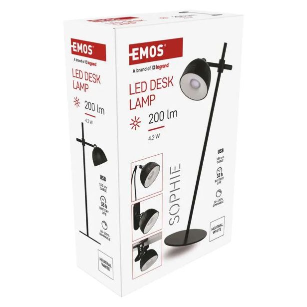 NAMIZNA SVETILKA EMOS SOPHIE ČRNA