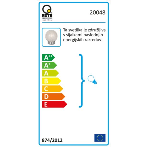 NAMIZNA SVETILKA ESTO PERLA 1X25W E14