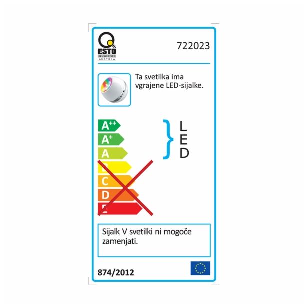 NAMIZNA SVETILKA ESTO SOUND 4X0.5W LED