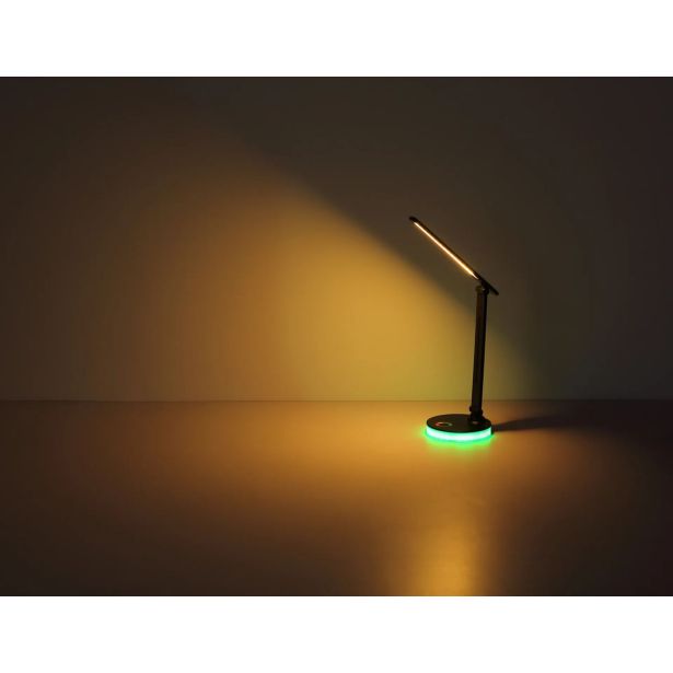 NAMIZNA SVETILKA GLOBO GERALDO RGB CCT ČRNA