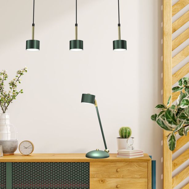 NAMIZNA SVETILKA MILAGRO ARENA ZELENA/ZLATA 1XGX53 MLP7770