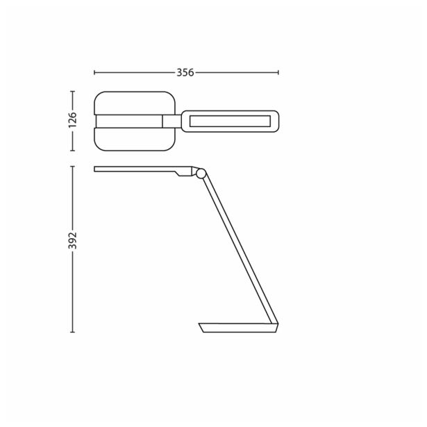 NAMIZNA SVETILKA PHILIPS BLADE 1X6W LED 67422/87/16 SIVA