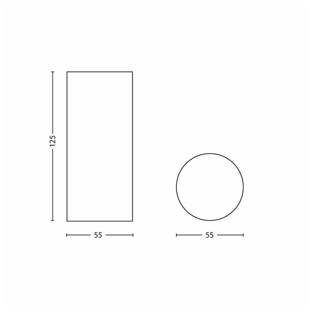 NAMIZNA SVETILKA PHILIPS CANDLELIGHTS 12X12W LED 69133/60/PH PROZORNA