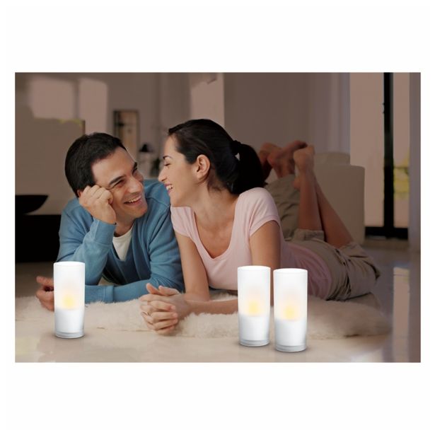 NAMIZNA SVETILKA PHILIPS CANDLELIGHTS 3X0.06W LED 69108/60/PH PROZORNA