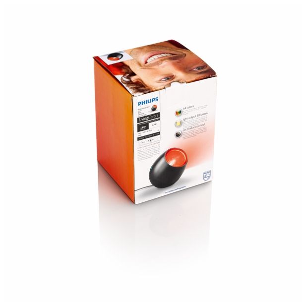 NAMIZNA SVETILKA PHILIPS LIC MICRO 1X4.7W LED RGB 70018/30/PH ČRNA