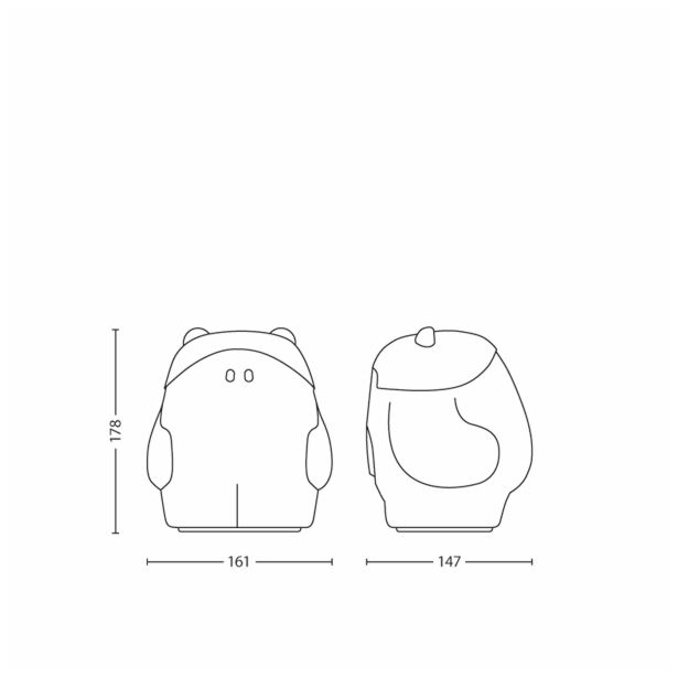 NAMIZNA SVETILKA PHILIPS MYBUDDY 2X1.5W LED 44505/33/16 ZELENA