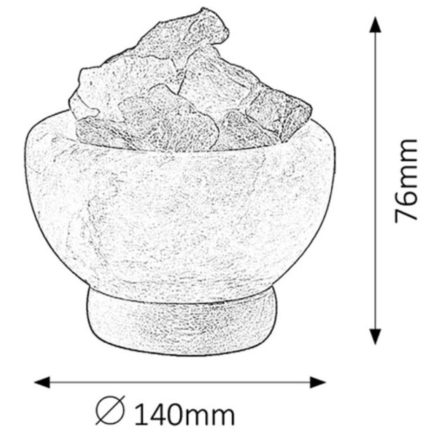 NAMIZNA SVETILKA RABALUX FUJI SOLNA E14 15W