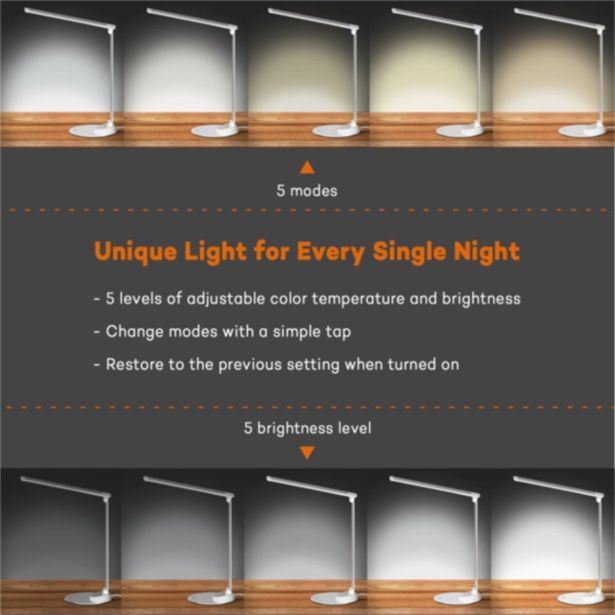 NAMIZNA SVETILKA TAOTRONICS TT-DL19 LED SREBRNA