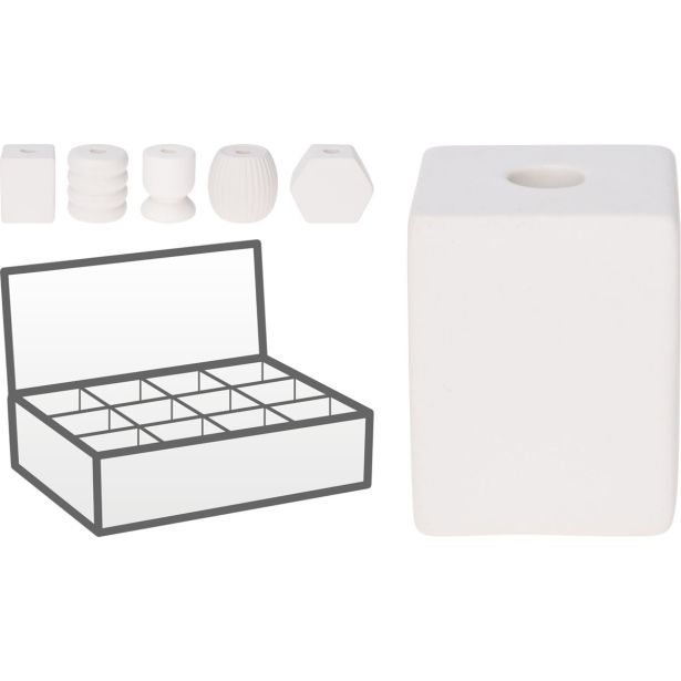 NAMIZNI OKRASEK EH DRŽALO ZA SVEČO KAMNITO , SORTIRANE OBLIKE