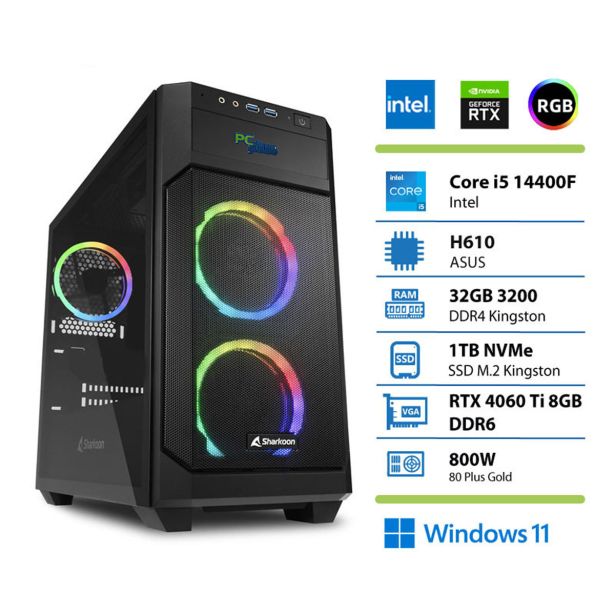 NAMIZNI RAČUNALNIK PC PLUS STORM I5-14440F 32GB 1TB 4060TI W11