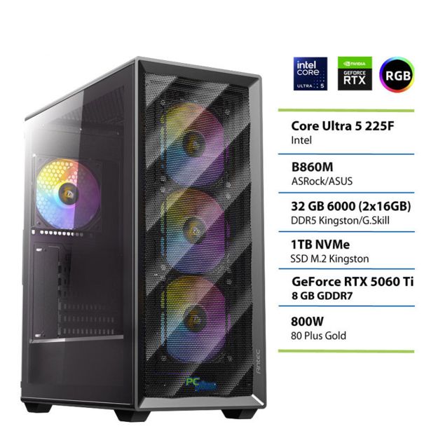 NAMIZNI RAČUNALNIK PC PLUS STORM US 225F 32GB 178 RTXS060TI