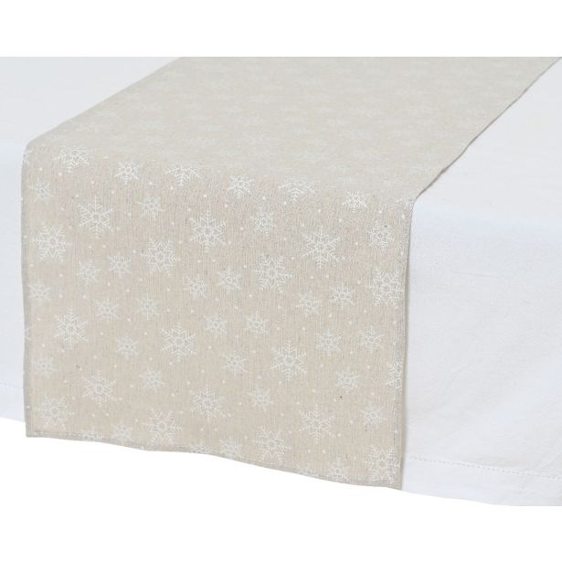 NAMIZNI TEKAČ DECORIS SREBRN 32X150 CM. SORT