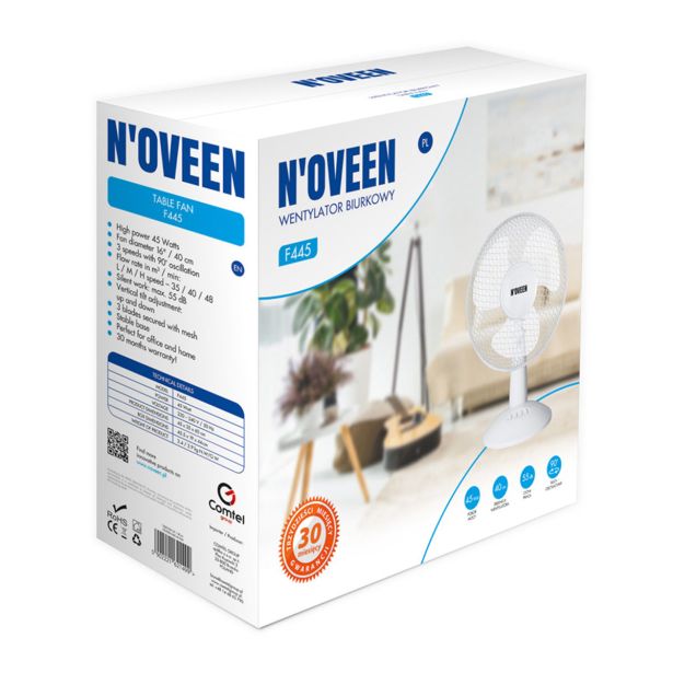 NAMIZNI VENTILATOR NOVEEN F445