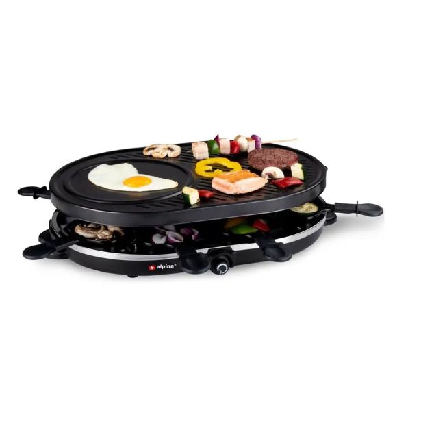 NAMIZNI ŽAR ALPINA GRILL RACLETTE ELEKTRIČNI 1200W