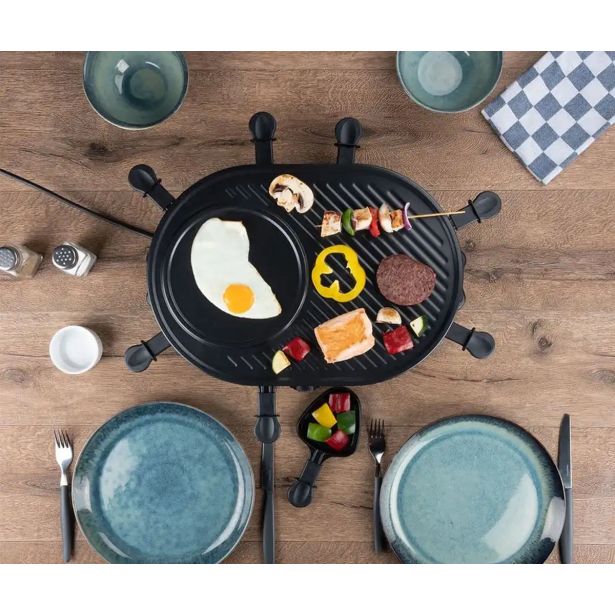 NAMIZNI ŽAR ALPINA GRILL RACLETTE ELEKTRIČNI 1200W