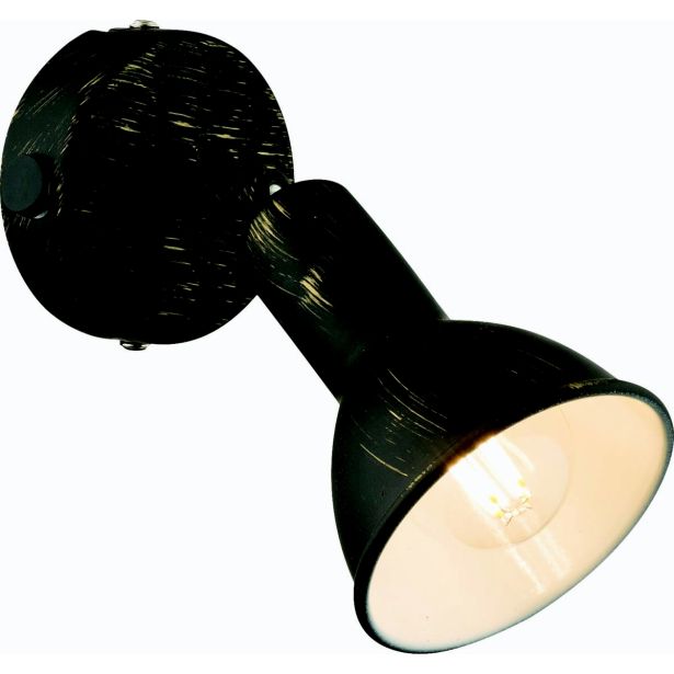 DEKORATIVNI REFLEKTOR NAMUS 1XE14 ČRNA / ZLATA