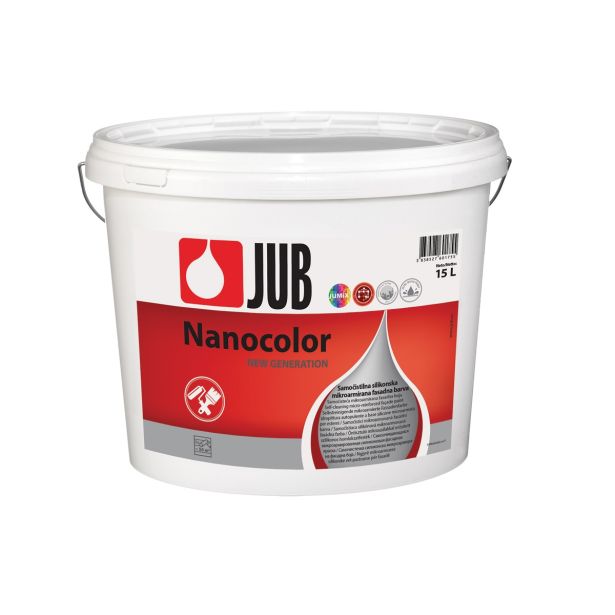 SILIKONSKA FASADNA BARVA JUB NANOCOLOR 15L