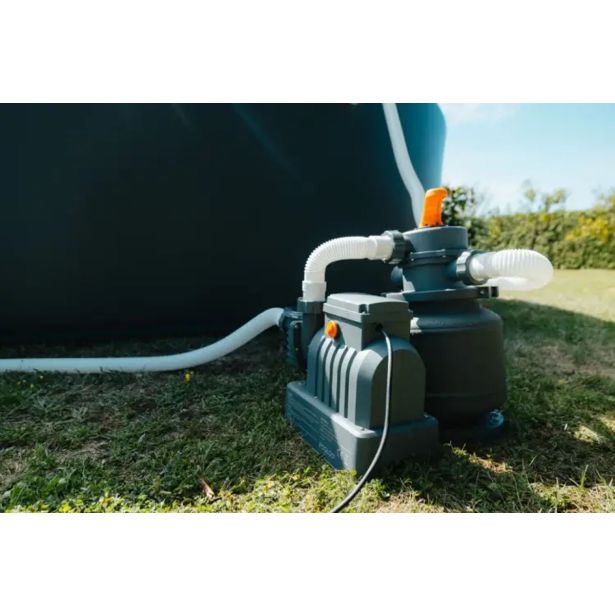 NAPIHLJIV BAZEN IPOOLGO 5.0X1.2M S PEŠČENIM FILTROM IN EL. TLAČILKO