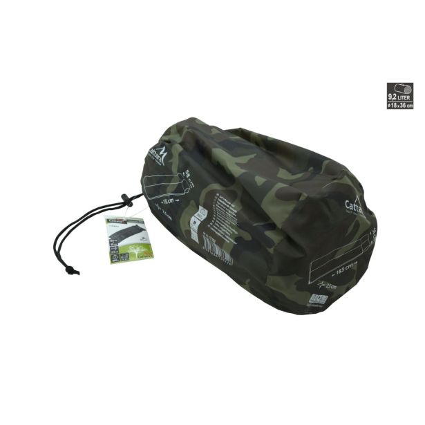 NAPIHLJIVA BLAZINA CATTARA BLAZINA Z VZGLAVNIKOM 183X58X 25 CM KAMUFLAŽNA