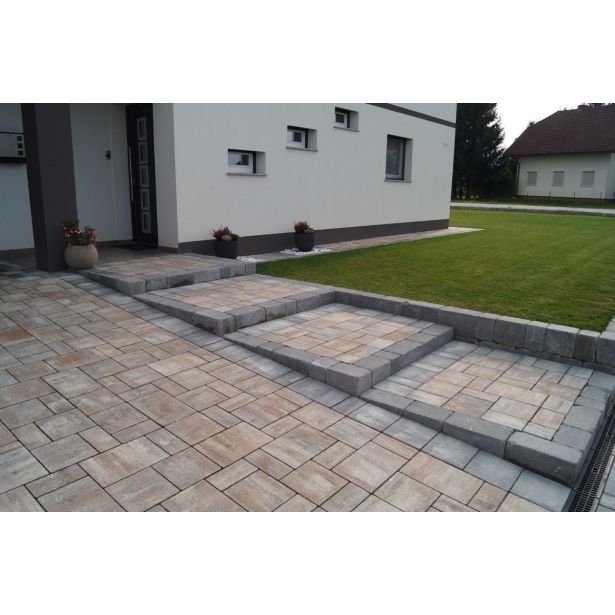 BETONSKI TLAKOVEC OBLAK GROUP NAPOLI MIX 21 CLASSICO BEL, ČRN, OKER