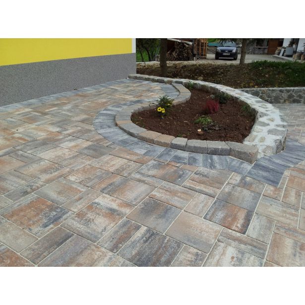 BETONSKI TLAKOVEC OBLAK GROUP NAPOLI MIX 21 CLASSICO BEL, ČRN, OKER