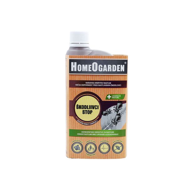 NARAVNI PRIPRAVKI HOMEOGARDEN ŠKODLJIVCI STOP 750 ML