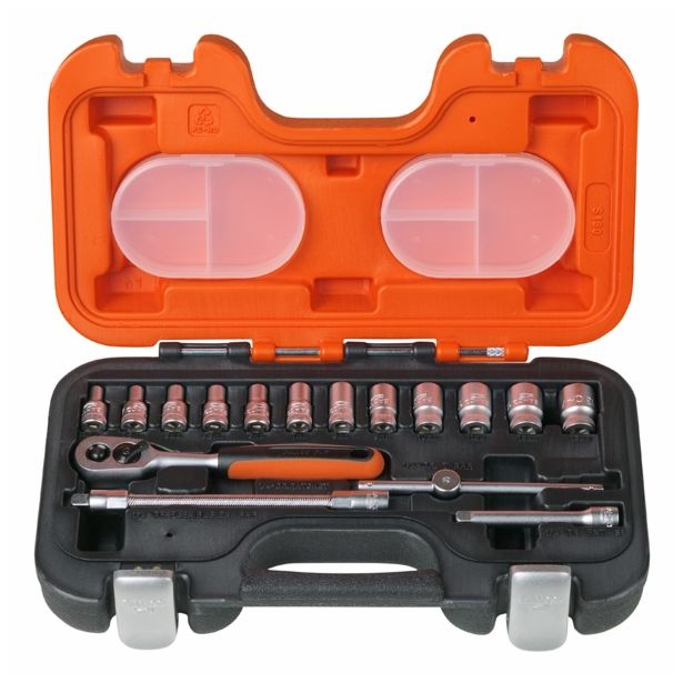 NASADNI KLJUČI 6,35MM 1/4 BAHCO 4-13 MM 16 DELNA S160