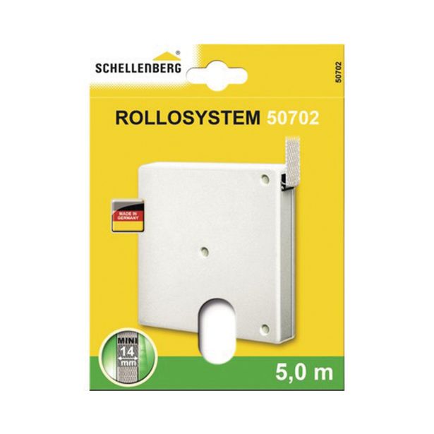 SCHELLENBERG FIKSNI NAVIJALEC ZA ROLETE MINI BELE BARVE